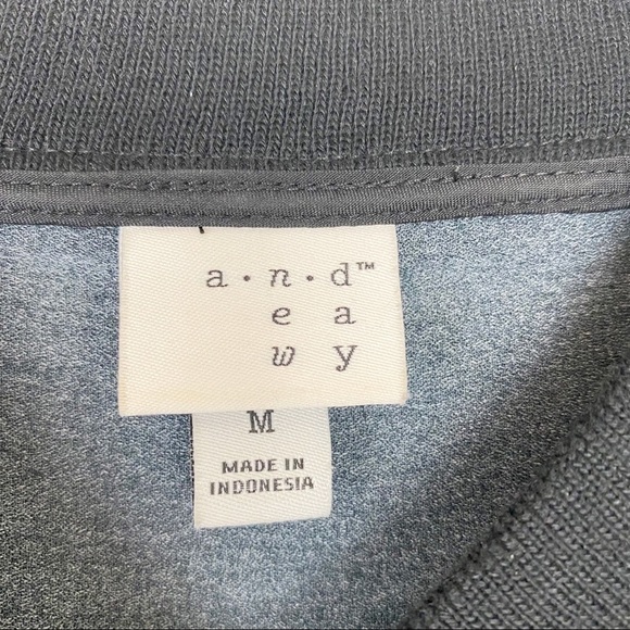 A NEW DAY BLACK Velvet Sleeve Cherry Blossom Bomber Jacket Zip-Up Medium - Picture 10 of 13